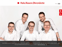 Tablet Screenshot of hno-gemeinsam.de